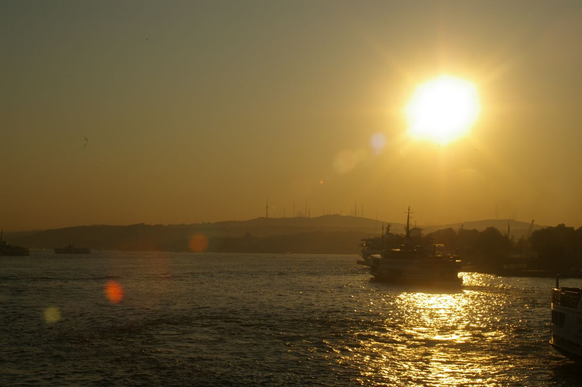 Istanbul, východ slunce