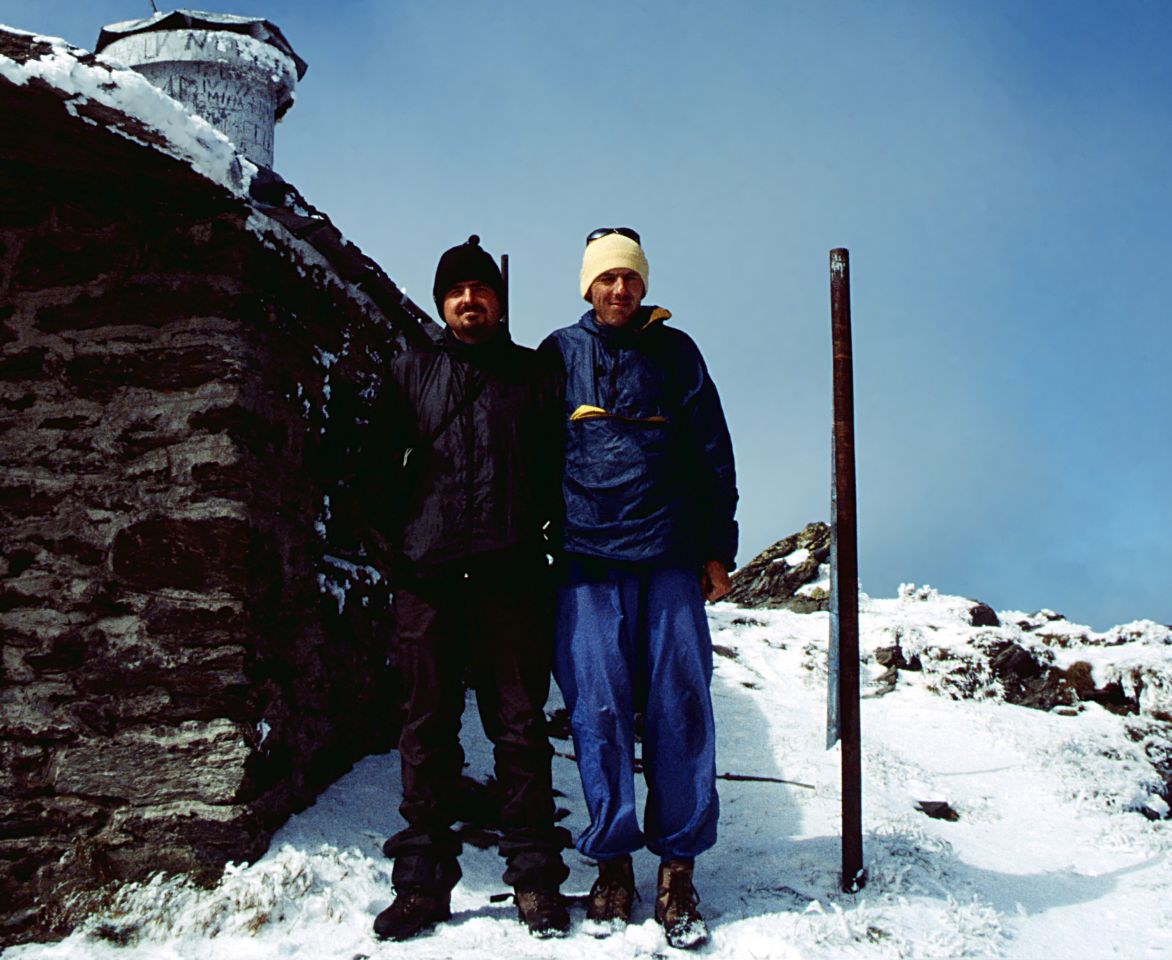 Rodna ­­­– Pietrosul (2303 m), vrcholové foto, nejvyšší hora pohoří
