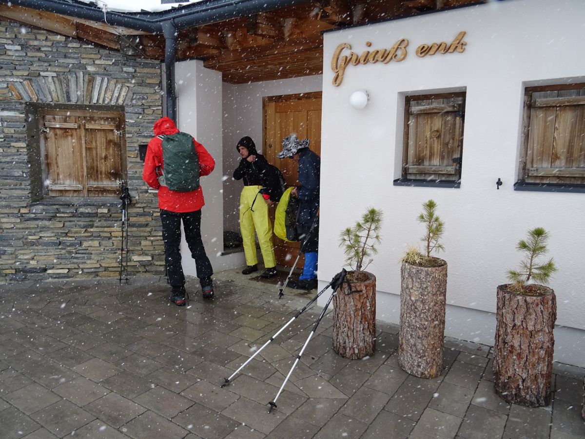 Sněžení na Luckenrhütte