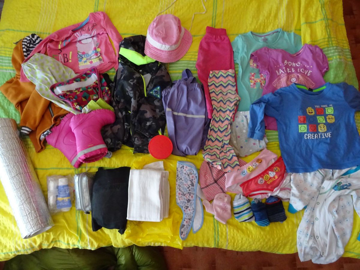 Všechno oblečení a výbava pro dítě
