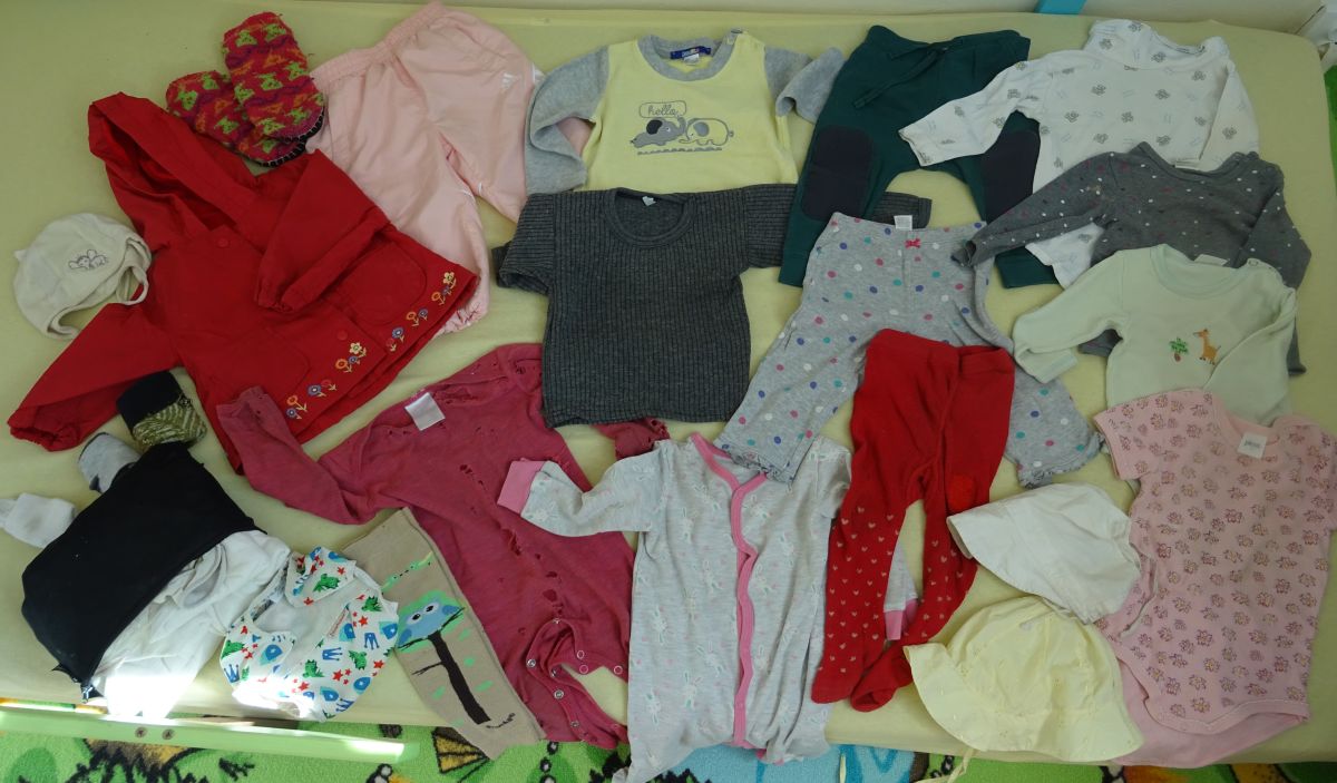 Kompletní oblečení pro sedmiměsíční dítě