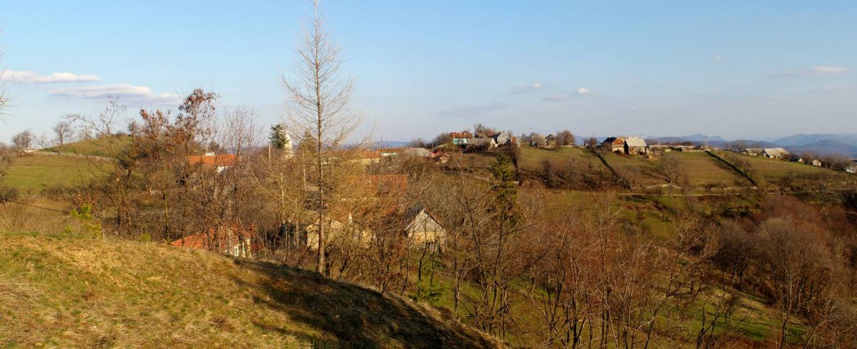 Panorama v Rovensku (od kostelíčku)