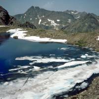 Popis: sněhovo-ledovcové jezero