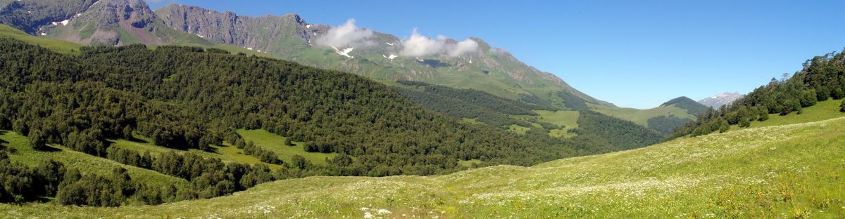 Kavkaz, pohled na Archyzské sedlo