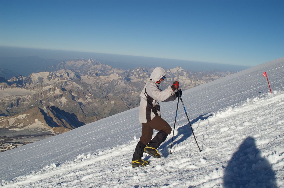 Kavkaz, ranní výstup na Elbrus