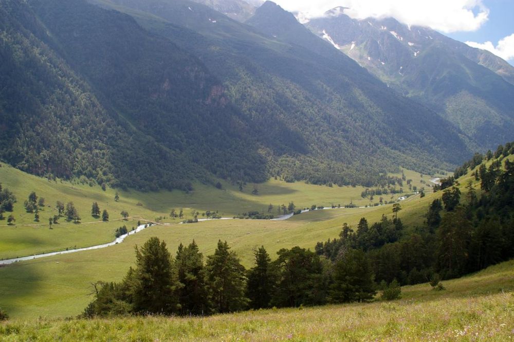 Kavkaz, údolí Marucha