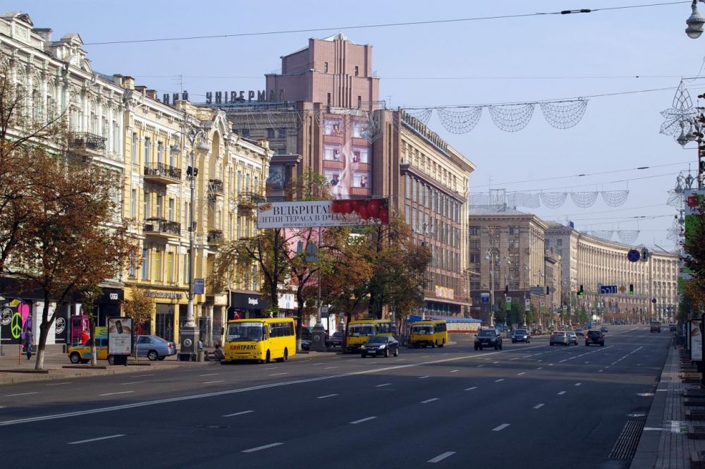 Kyjev - hlavní třída Kresčatik
