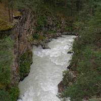 Popis: Kavkaz, Ullu Kam, soustěska