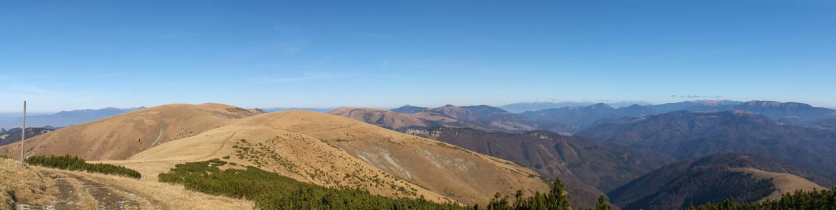 Panoráma - pohled z Križné na sever