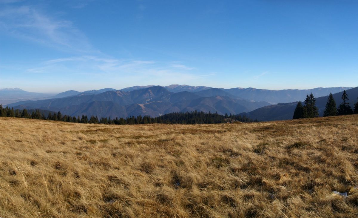 Panoráma - pohled na Nízké Tatry