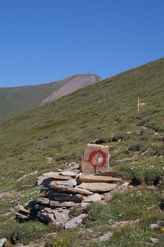 Šar planina, Titov vrv a značka, co vede na vrchol