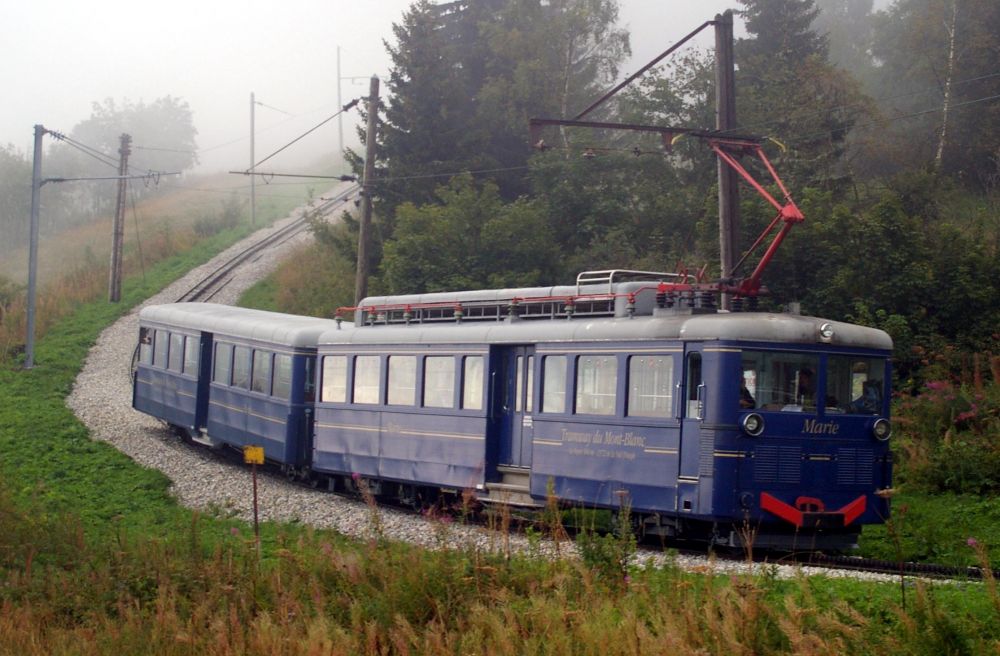 Horská tramvaj v sedle Voza