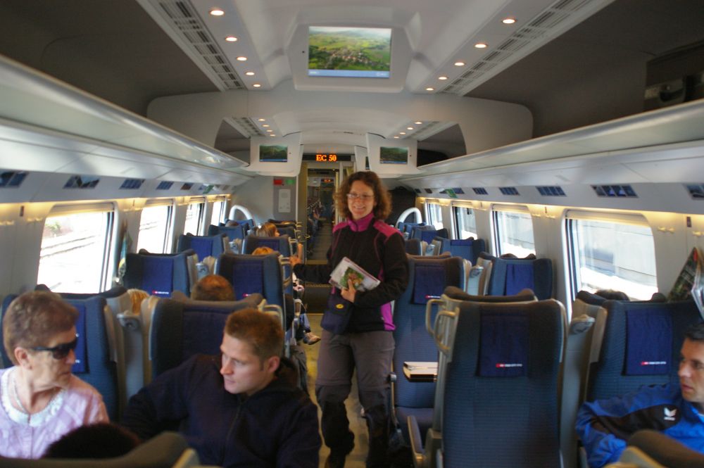 Ve vlaku Visp-Bern