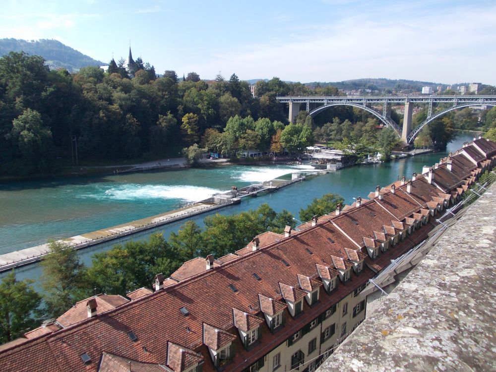 Bern a řeka Aara