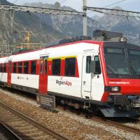 Popis: Regionální vlak jezdící v okolí Martigny (St Bernard express)