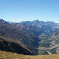 Popis: Údolí Ferret z Col du Grand Ferret (2537 m)