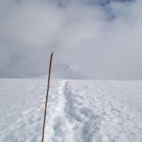 Popis: Sněhová špička vrcholu Kebnekaise
