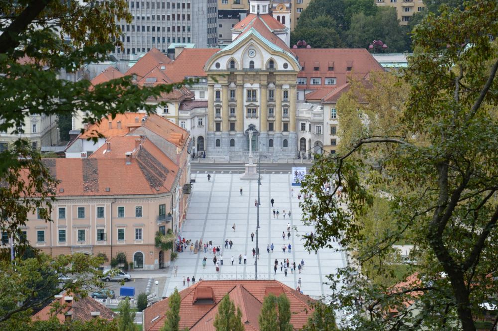 Lublaň z hradu