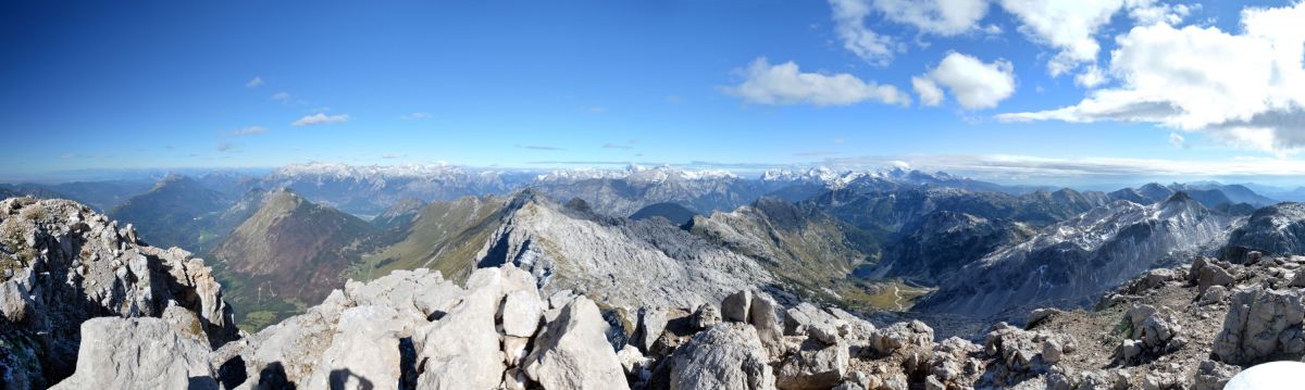 Panoráma z vrcholu Krnu