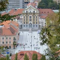 Popis: Lublaň z hradu