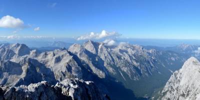 Popis: Panoráma z vrcholu Triglavu