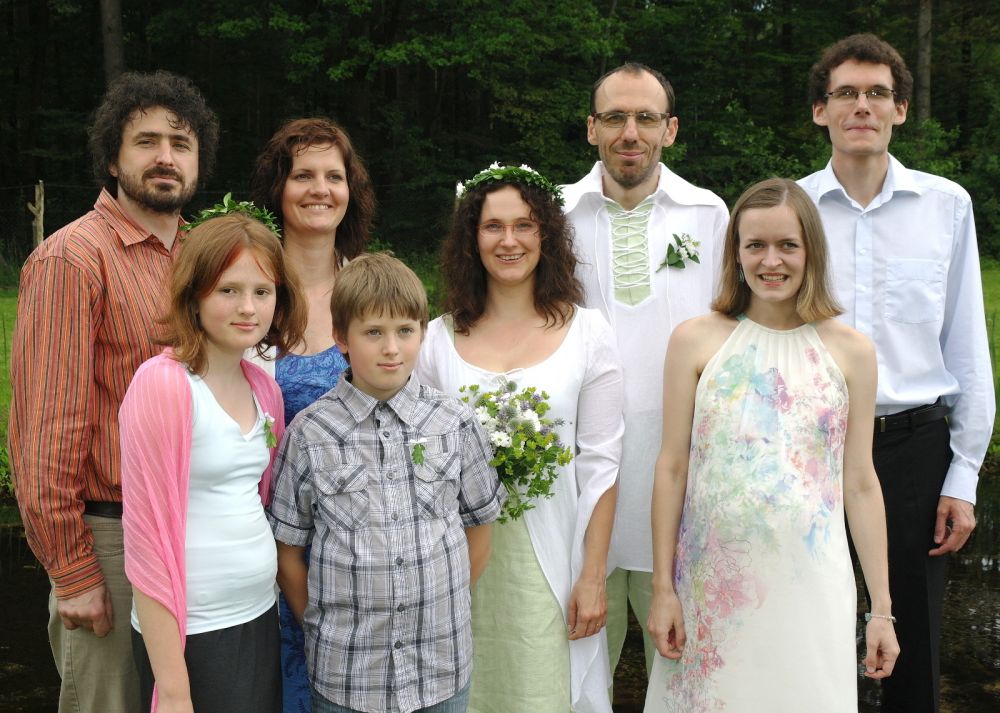 Rodina bratra ženicha a rodina bratra nevěsty, foto: Martin Koudy Koudelka
