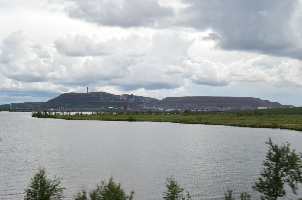 Průmyslové město Kiruna - obrovské doly na železné rudy