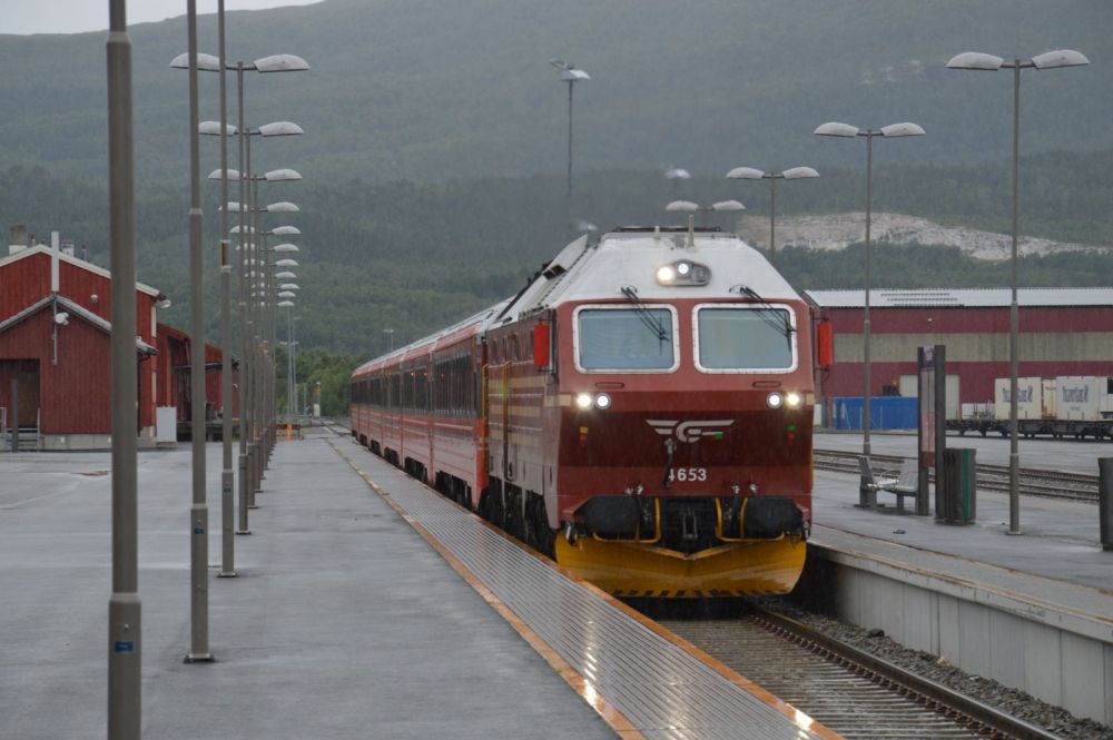 Luxusní vlak Bodo - (Fauske) - Trondheim