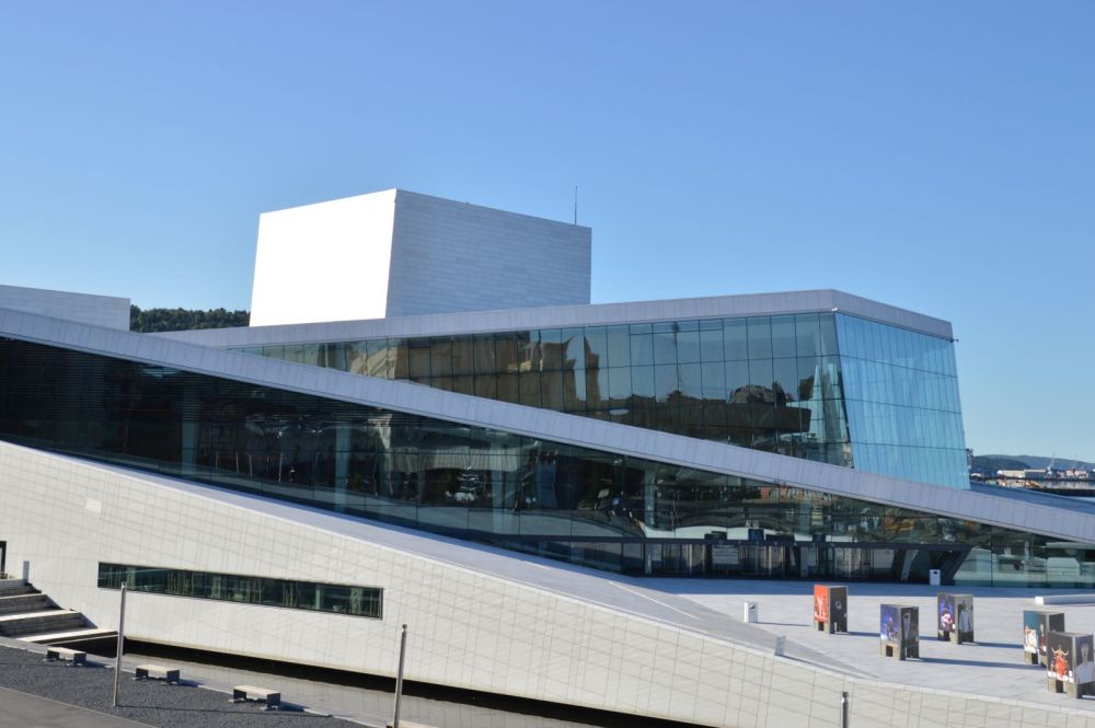 Oslo - budova nové moderní budovy Opery