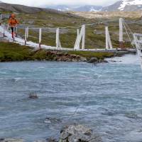 Popis: Janča na mostě