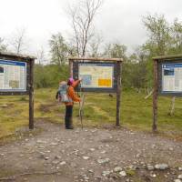 Popis: Hranice třech národních parků: Padjelanta, Störa Sjeffelet a Sarek.