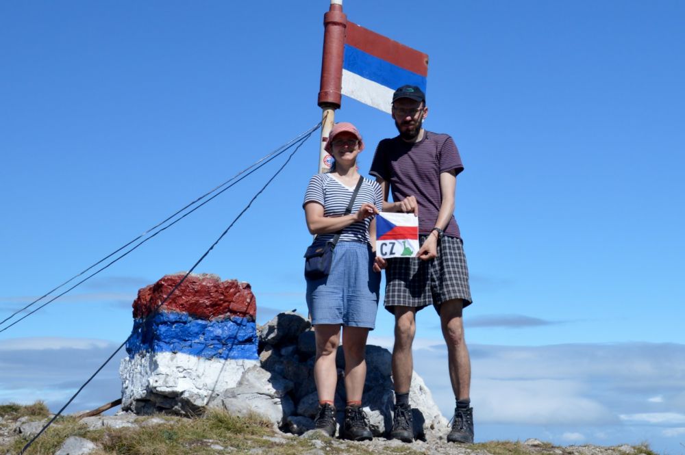 Na nejvyšší hoře Bosny a Herzegoviny, na Bosankém Maglići (2386 m)