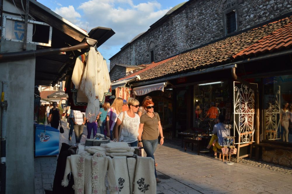 Sarajevo: úplný střed města Baščaršija