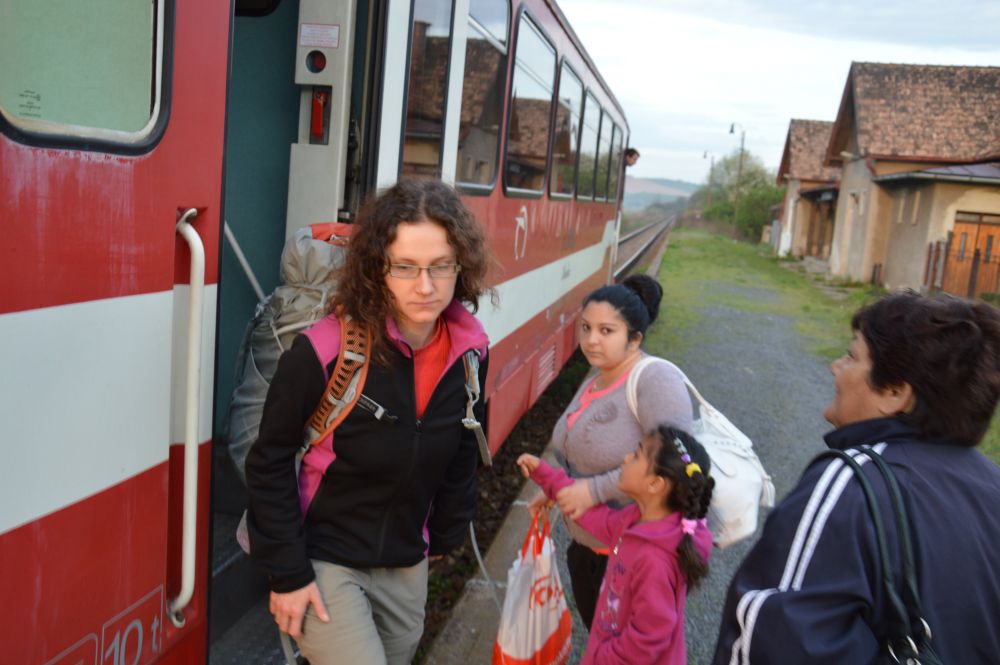 Hodejov, začátek cesty po noční cestě přes Bratislavu, busem do Rimavské Soboty a vlakem Hodejova