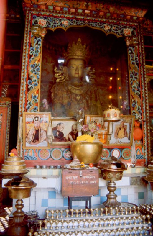 Swayabbhunath - známá káthmándská buddhistická stupa