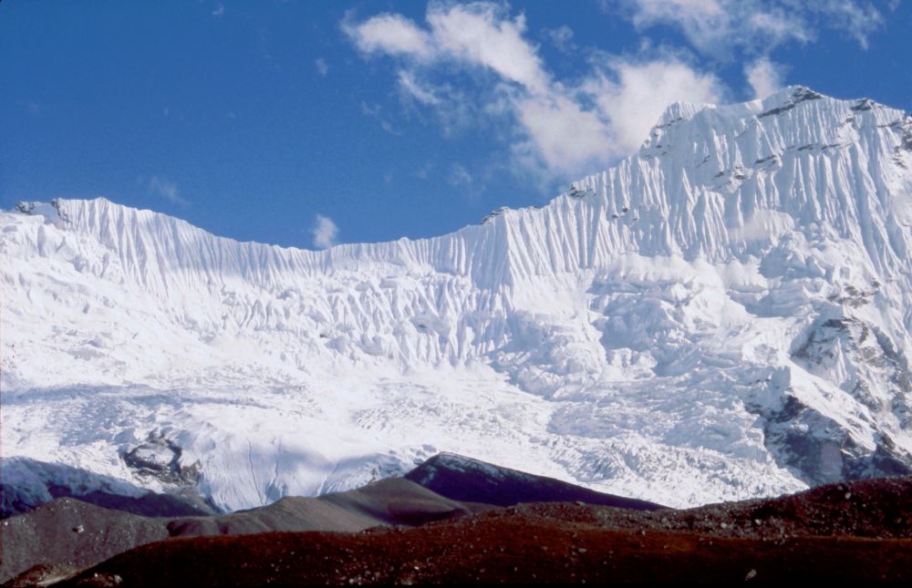 Ledovcový val pod Ama Dablam