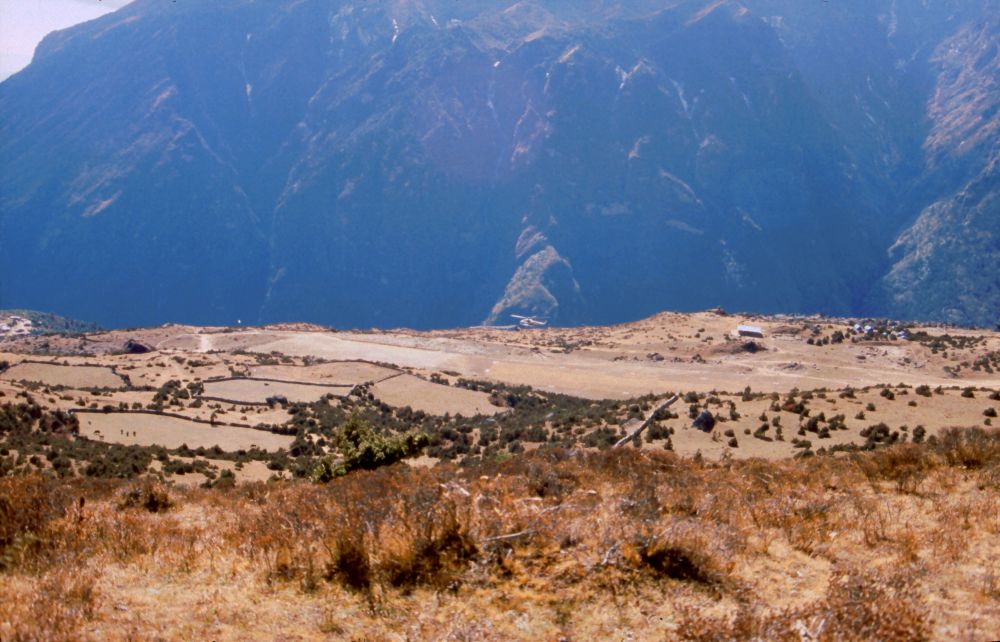 Letiště Syangboche nad Namche Bazarem