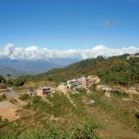 Popis: Nagarkot, osada nad Káthmándú