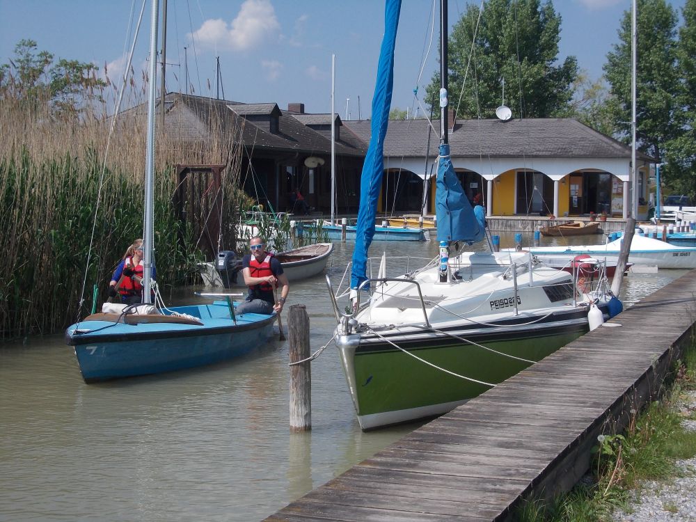 Neziderské jezero, u města  Neusidler am See