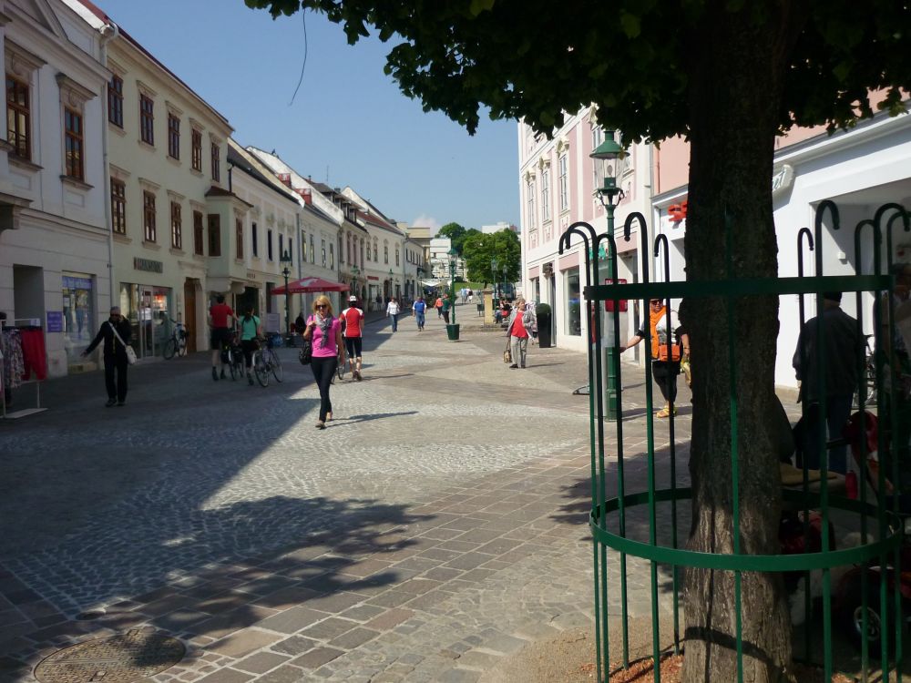 Centrum Eisenstadtu, hlavního města Burgeladnu. Foto KS