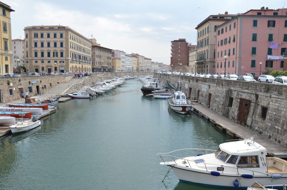 Livorno - staré město na kanálech, podobně jako  Benátky