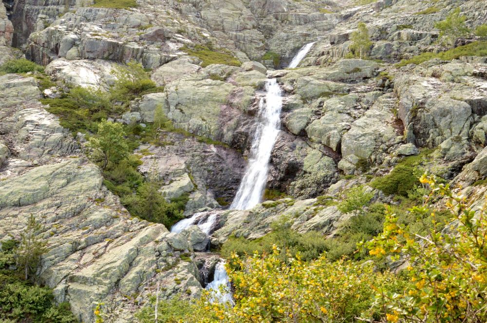 Vodopády v údolí Spasimata