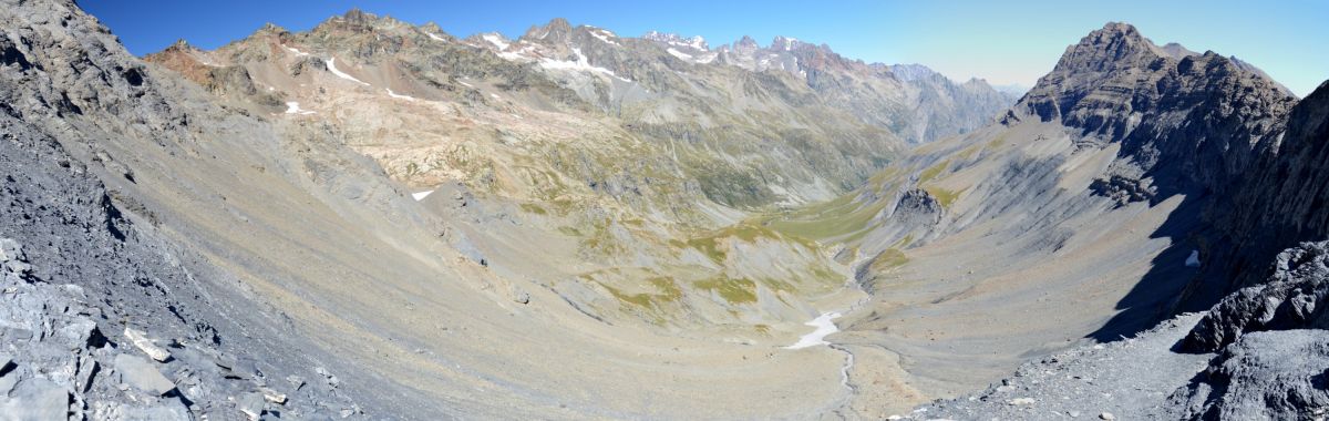 Ze sedla de l'Aup Martin (2761 m),