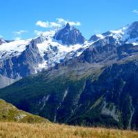 Popis: La Meije (3980 m) z planiny Emparis