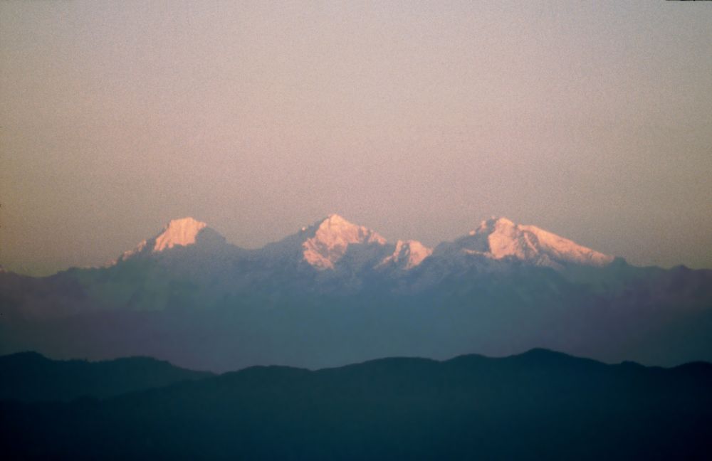 Vyhlídkový bod Nagarkot: ranní pohled na Ganesh Himal