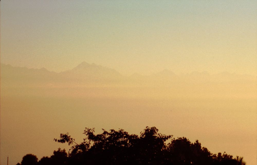 Vyhlídkový bod Nagarkot: ranní pohled na Mount Everest a Čo Oju (!!)