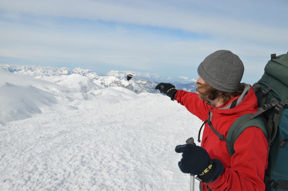 Hochschwab (2277m), pohled na západ