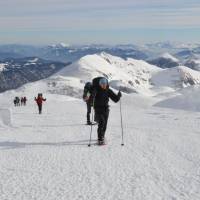 Popis: Na vrcholu Hochschwab (2277m), nejvyšší stejnojmenný vrchol celého pohoří.