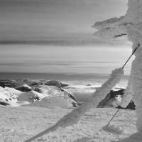 Popis: Hochschwab (2277m), vrcholový kříž