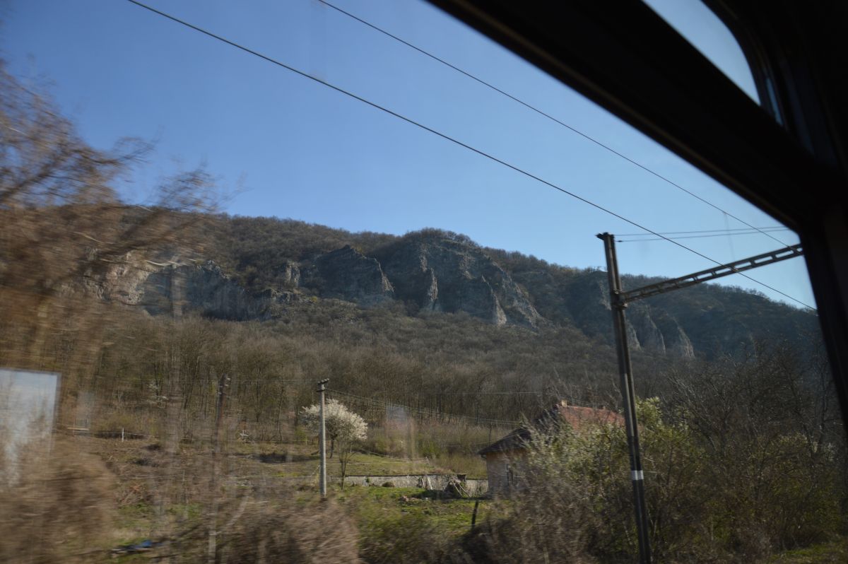 Nejmenší slovenské pohoří Burda z vlaku